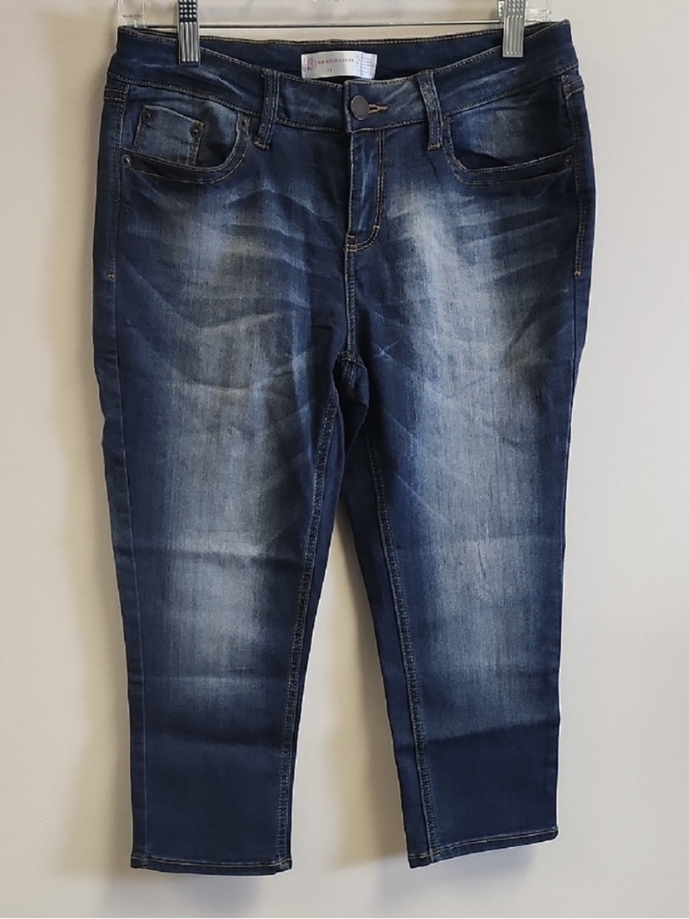 No Boundaries Dark Blue Ankle Jeans